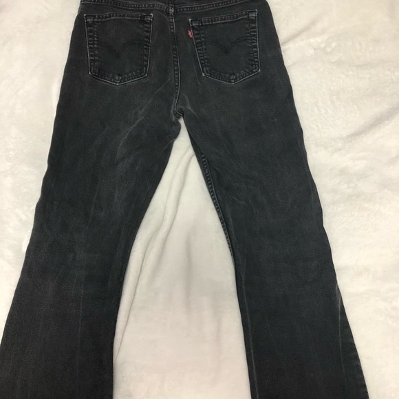COPY - Levi faded black jeans. Wide leg. - Picture 3 of 10